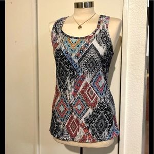 Aztec Design Racerback Tank Top